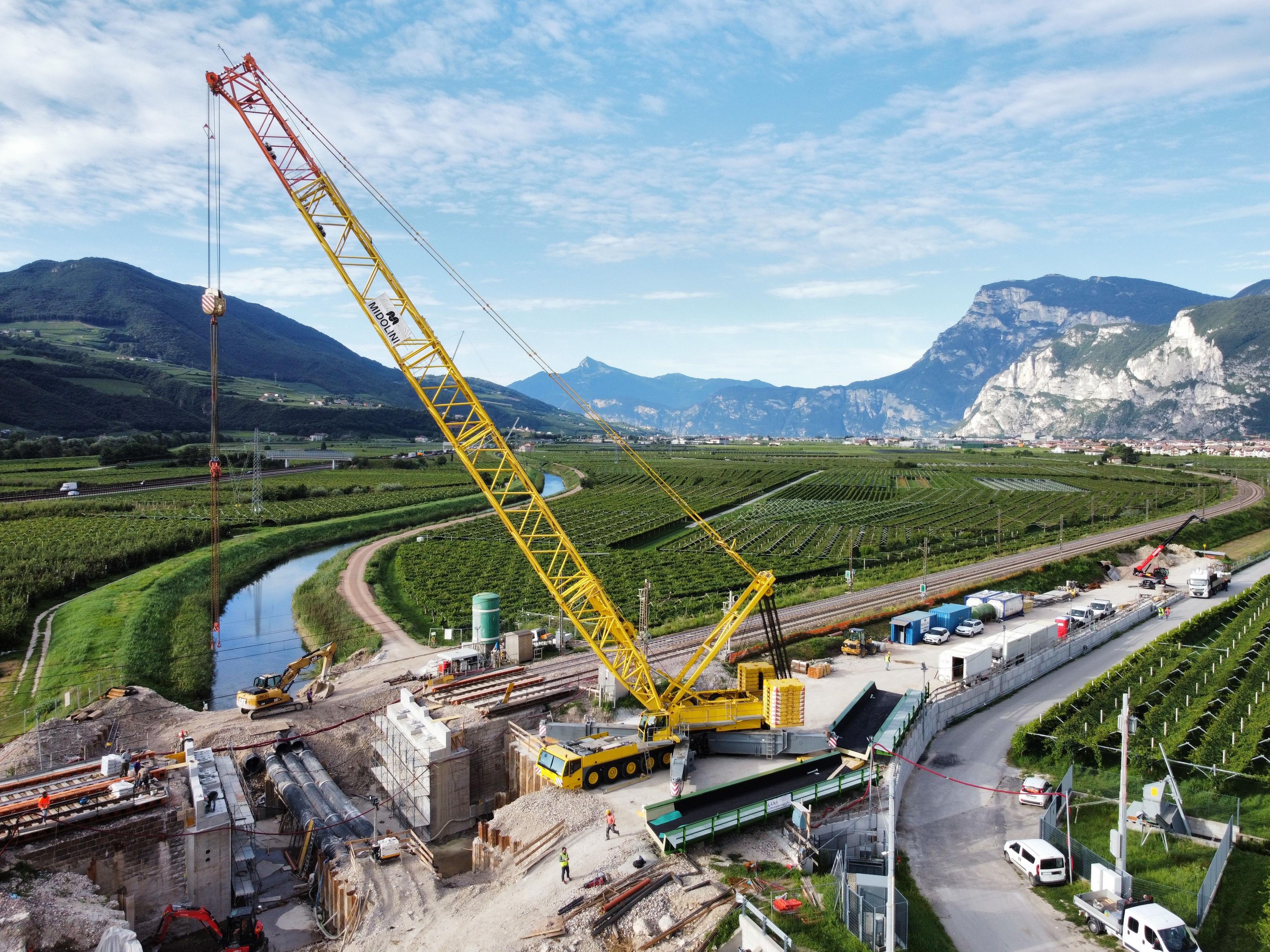 Interventi manutentivi ferroviari: varo di impalcato ferroviario